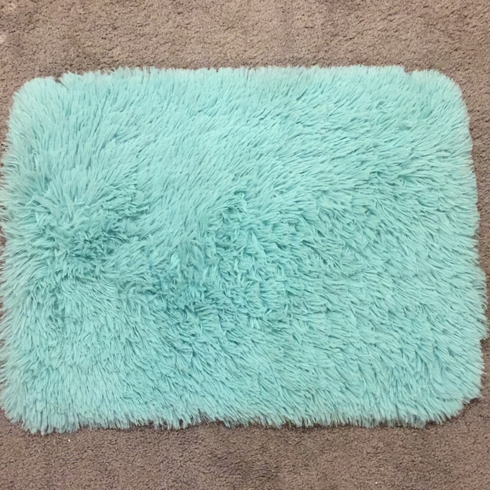 Teal bathmat